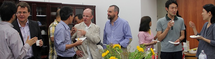 Get Together: Regular meeting for both faculty and visiting scholars to come together, meet and share ideas.